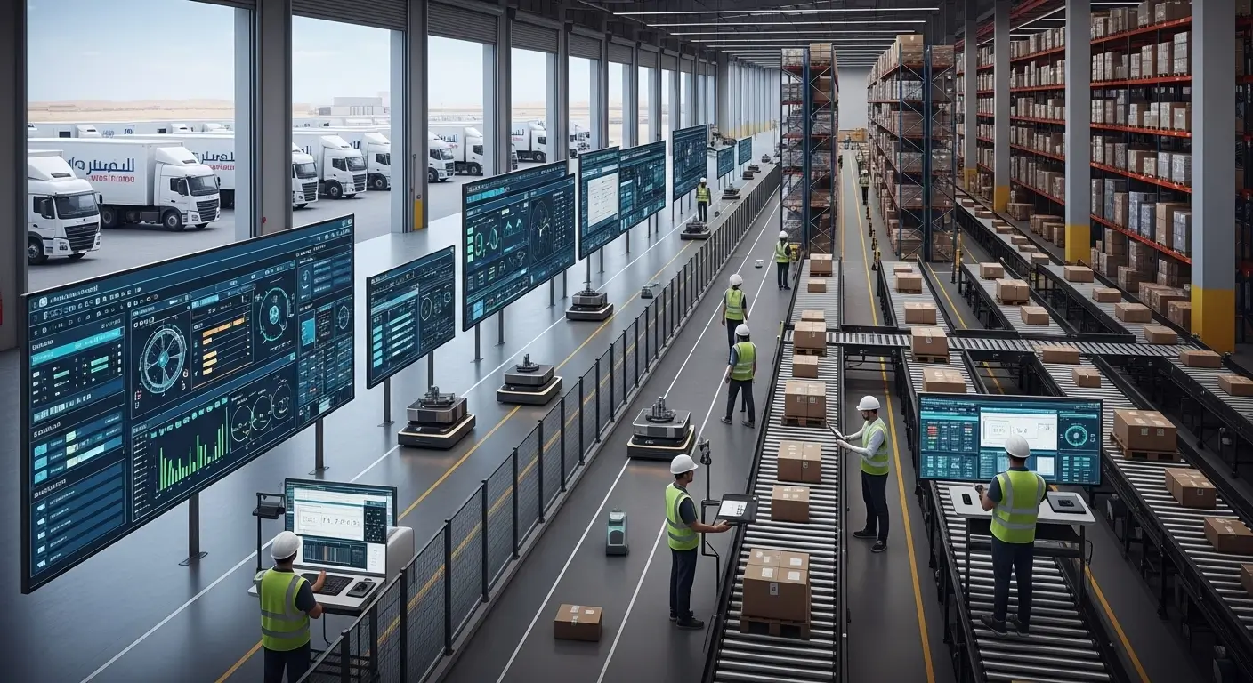 خدمات لوجستية متكاملة داخل المدينة اللوجستية الذكية